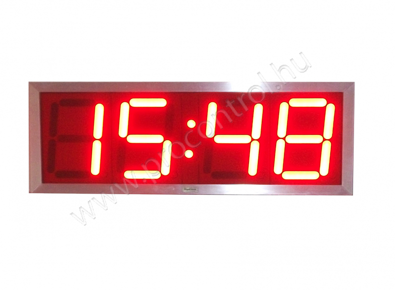 GigaClock 4200VXBRFM industrial digital wall clock, hhmm, 200mm