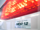 MDP12 monochrome alphanumeric led-matrix display 1X12 character, 100mm character height