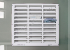 Card Rack30 card holder for 30 PVC cards even in a case, wall mountable, white/gray 1888-17-o51