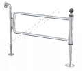 ProxerPort1-M Manual operating swing gate with magnetic lock, 1100mm passage width