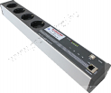 IPStecker 4 Netről kapcsolható dugaljzat, 4 aljzat, Ethernet, USB 0802-03_R9D