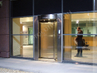 ProxerGate 5-120-GS. Glass Outdoor full-height, revolving gate with access control
