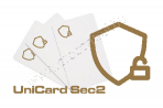 Unicard ProxerSec2 titkosított, másolásvédett proximity kártya, 13,56 Mhz Mifare Desfire EV2