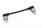 USB MicroUSB 90fok-MicroUSB 90fok OTG kábel FiiO ML06-mobiltelefon és Proxerolvasó közé 9cm hosszú